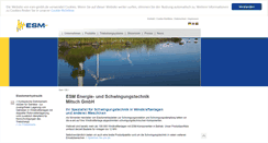 Desktop Screenshot of esm-gmbh.de